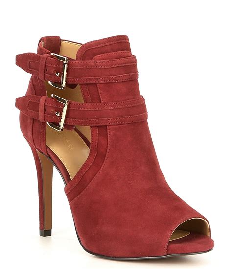 michael kors red booties